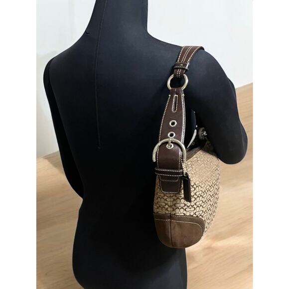 Vintage Coach 1460 Soho Mini Signature Hobo & 6319 Small Wristlet - Picture 11 of 15